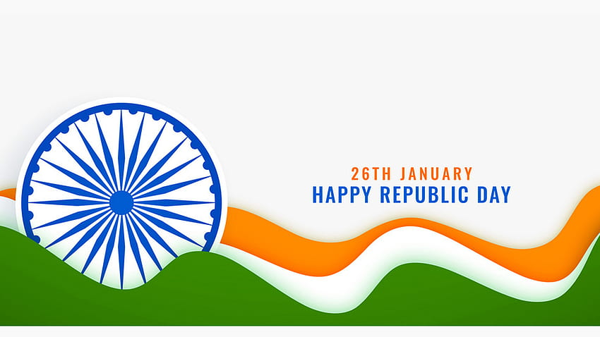 26th January Indian Republic Day Celebration Flag Creative Republic Day HD wallpaper