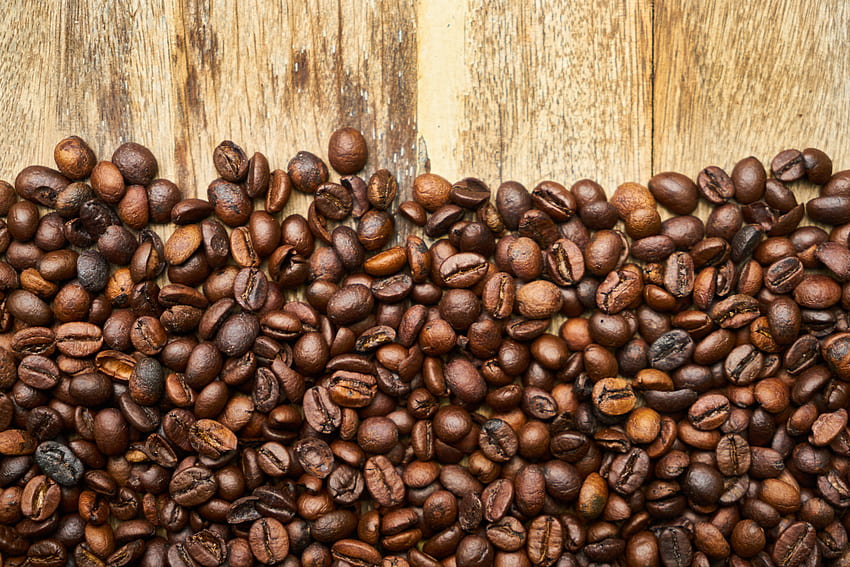 żywność, kawa, powierzchnia, ziarna kawy Tapeta HD