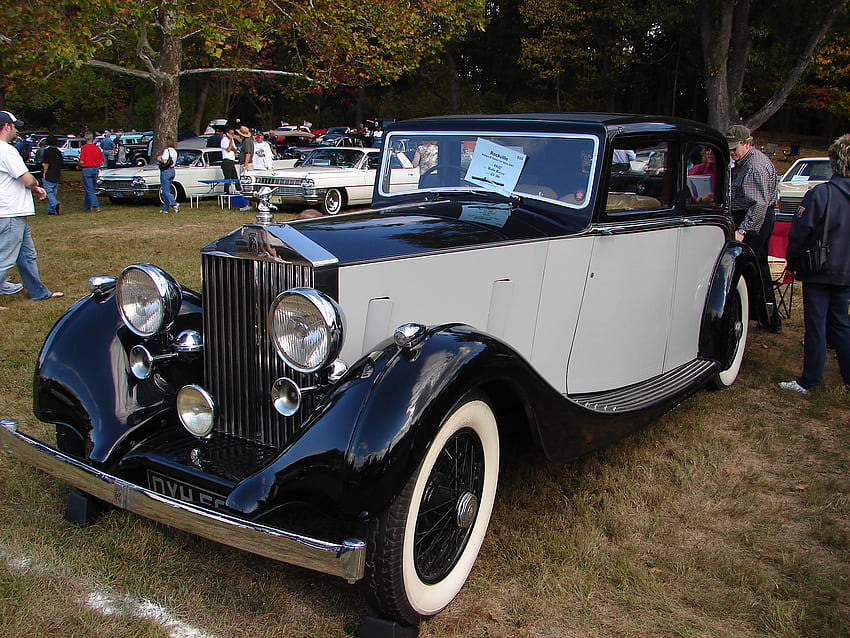 Antik 1937 Rolls Royce, antik, gulungan, kemewahan, mobil Wallpaper HD
