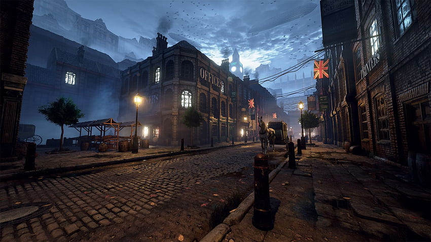 Unreal Engine 4 — wiktoriański Londyn Grafika środowiska. Wiktoriański Londyn, estetyka Europy, sztuka środowiskowa Tapeta HD