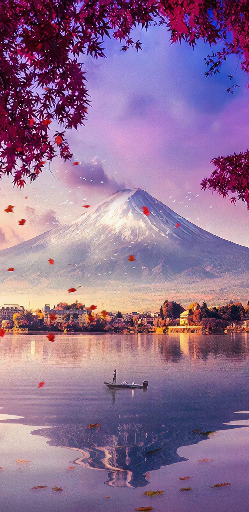 Mount Fuji View IPhone - IPhone : iPhone , Mount Fuji Anime HD-Handy-Hintergrundbild
