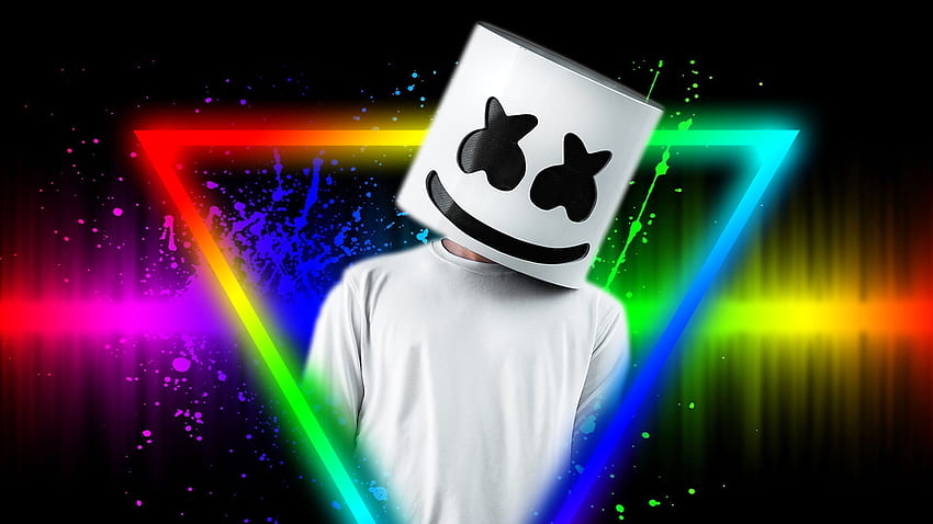 Marshmello Logo Dark HD Music 4k Wallpapers Images Backgrounds Photos  and Pictures