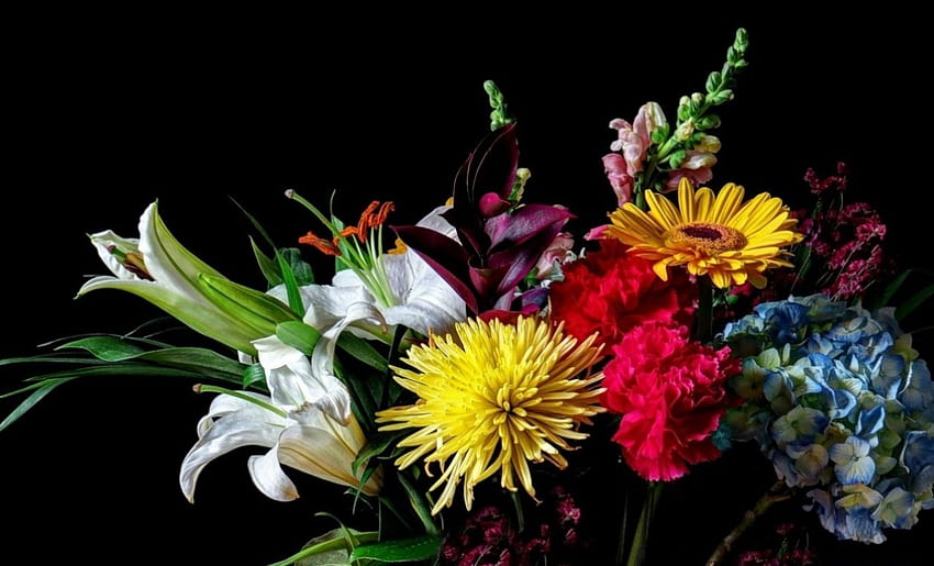 Karangan bunga yang indah, karangan bunga, bunga, pernikahan, kecantikan Wallpaper HD