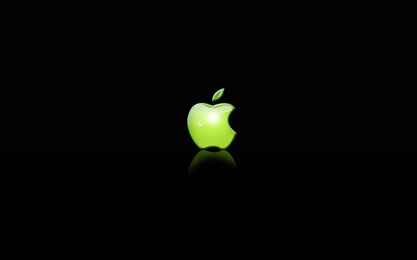 Cool für Mac Lustig Mac Grüner Apfel, Apple-Logo Lustig HD-Hintergrundbild