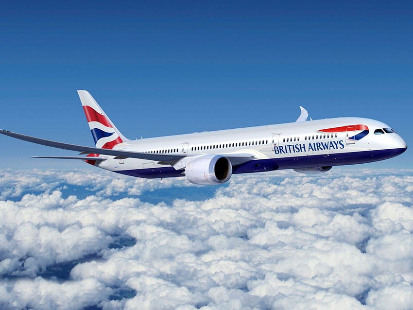 Pesawat Boeing 777 British Airways Wallpaper HD