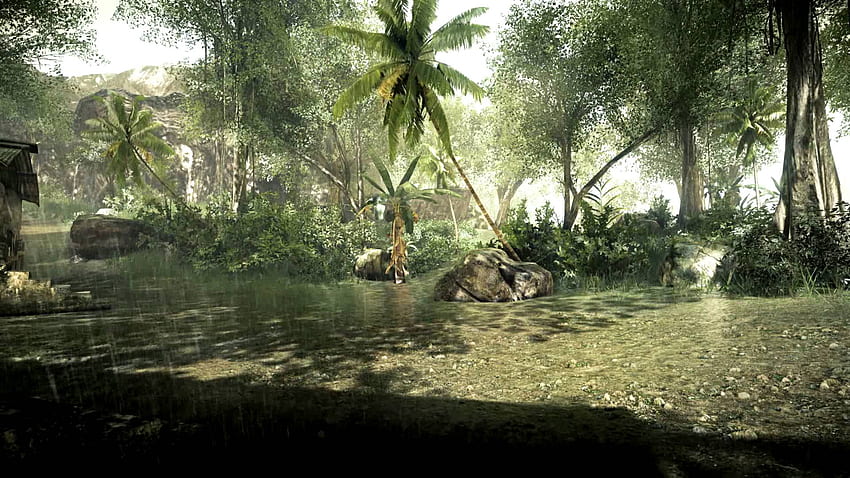 CryEngine 3 yağmurlu orman *v2* () HD duvar kağıdı