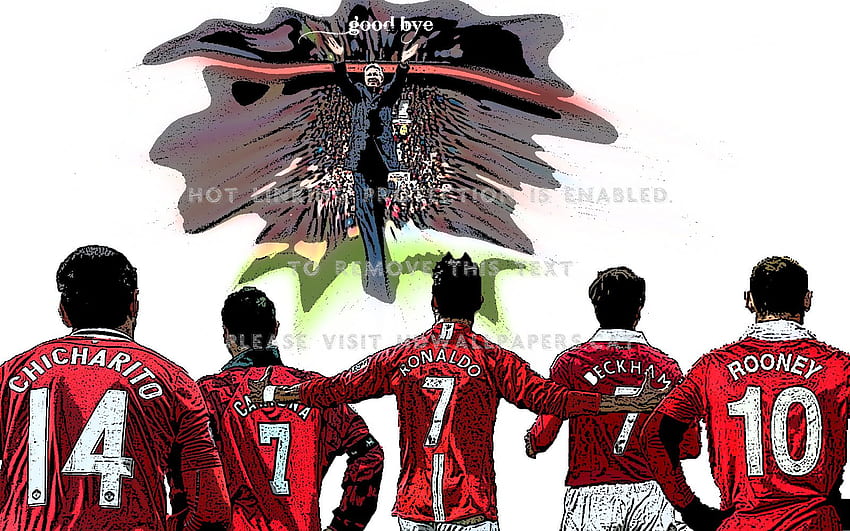 Manchester United – Tschüss, Sir Alex Ferguson HD-Hintergrundbild