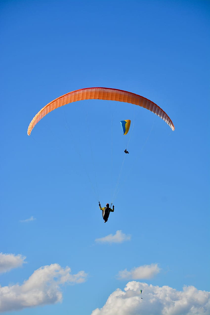 : paragliding, paraglider, sailing, wing, wing ozone HD phone wallpaper