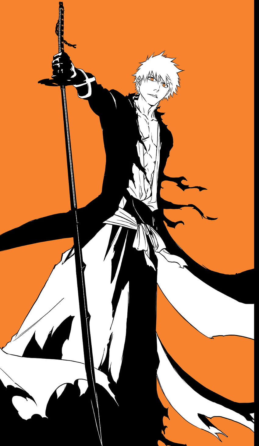 Ichigo, blanqueador fondo de pantalla del teléfono