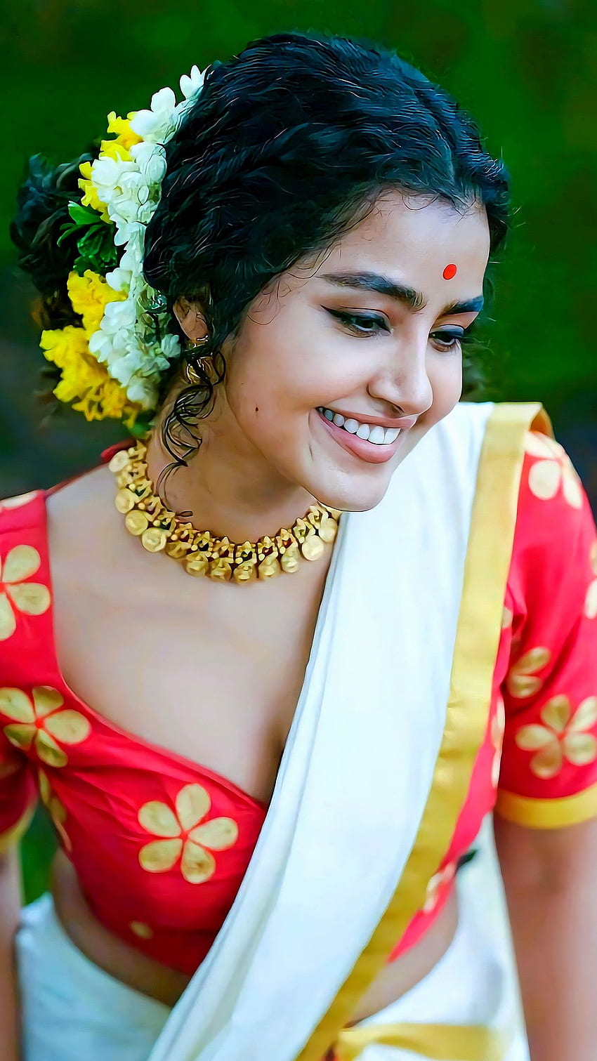 Anupama parmeshwaran, anupama, малаяламска актриса HD тапет за телефон