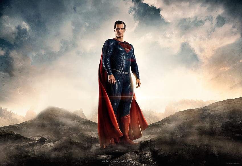 Superman de la liga de la justicia fondo de pantalla