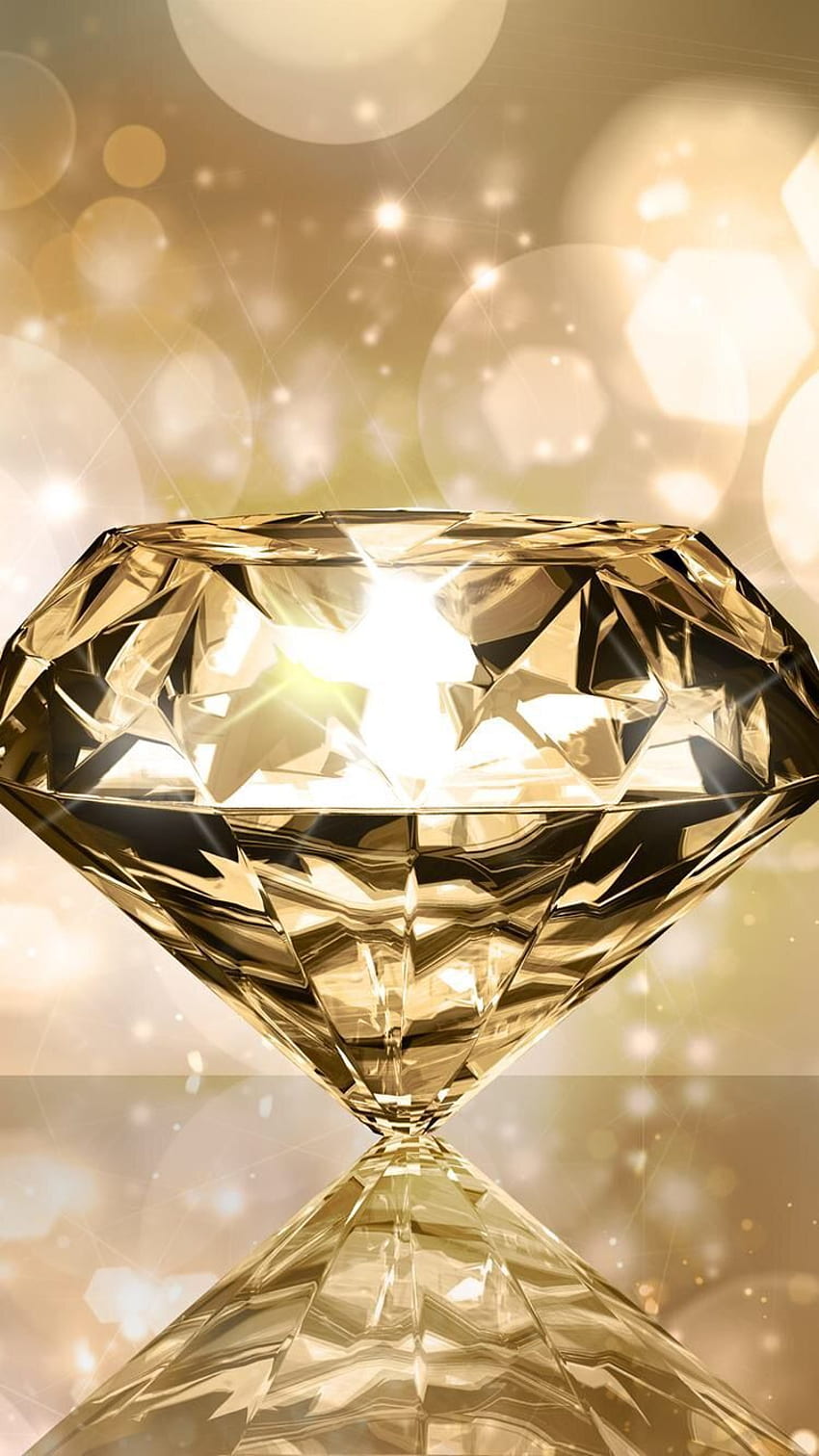Diamante de oro brillante. *Brillante en 2019, Black Diamonds fondo de pantalla del teléfono