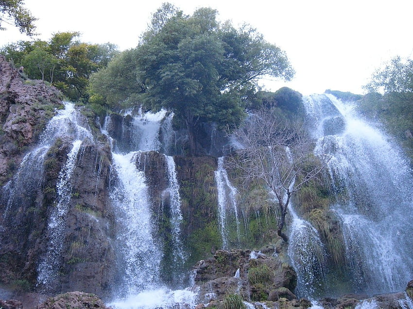 Waterfall: Iran Waterfall Falls Beauty Niasar Water Kashan Live, Iran Landscape HD wallpaper