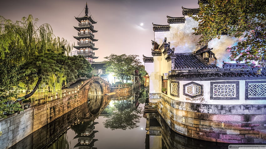 Ciudad antigua de Nanxiang (Shanghai, China) ❤, chino fondo de pantalla