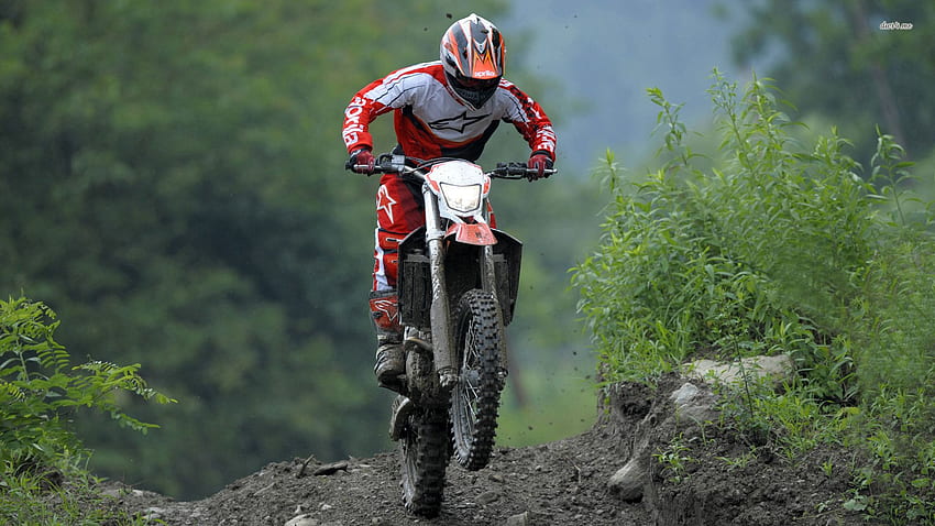muddy aprilia rxv 550 on an off road track, Off Road Motorcycle HD wallpaper