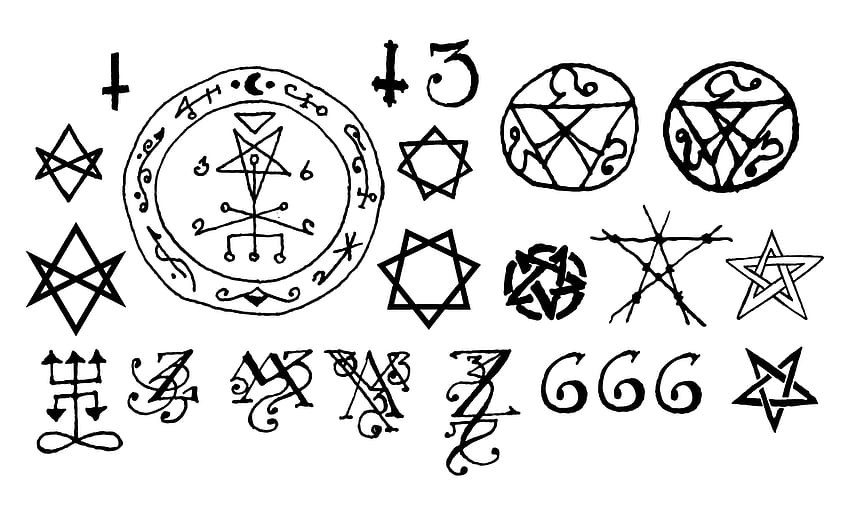 Dark Occult Symbols Vector Pack HD wallpaper | Pxfuel