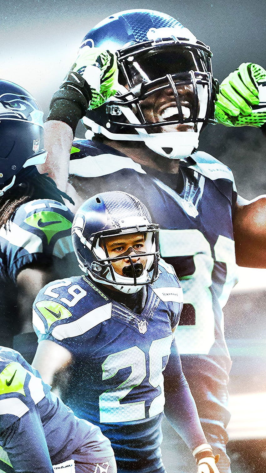 Minimalistic NFL backgrounds (NFC West)  Seattle seahawks logo, Seahawks  team, Nfl seahawks