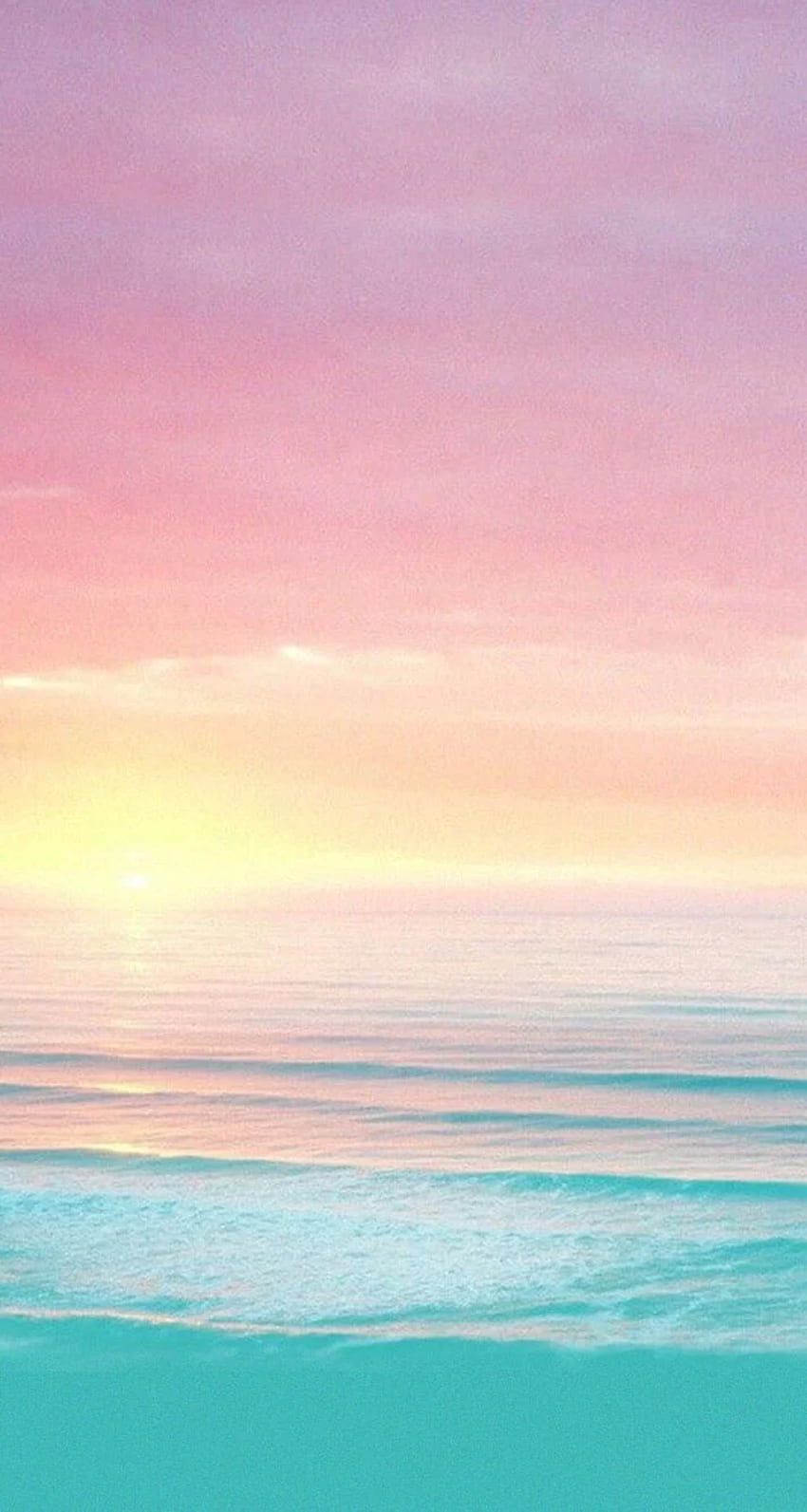 Pastel Pink sunset iPhone . Watercolor, Minimalist Sunset HD phone wallpaper