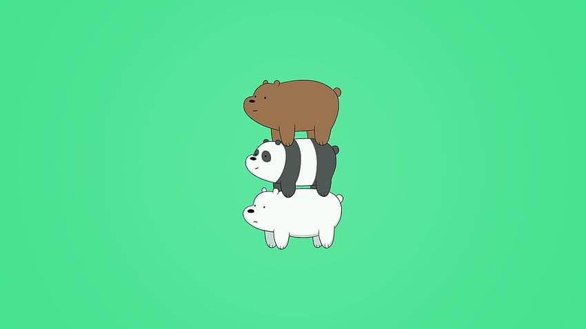 Top Collection Of We Bare Bears iPhone - We Bare Bears Laptop, Cute Green Mint Laptop HD wallpaper