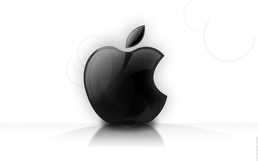 Apple Computers, computers, apple, white, black HD wallpaper