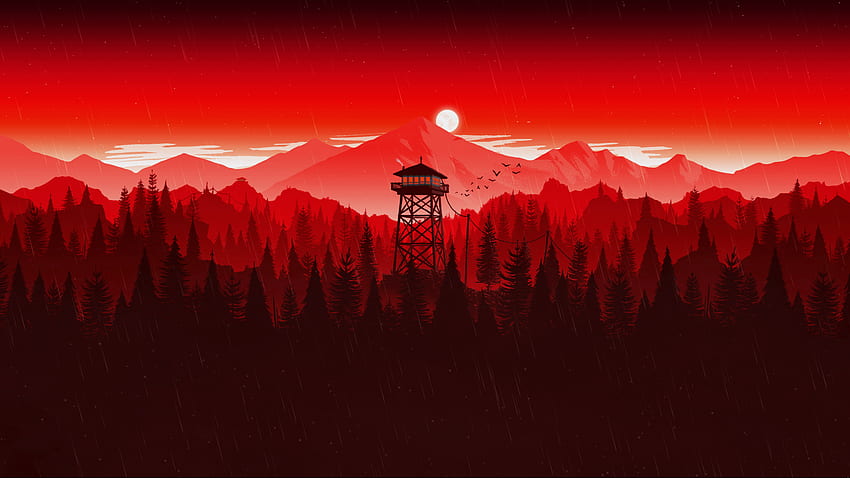 Minimalist Wallpaper from Firewatch : r/wallpapers