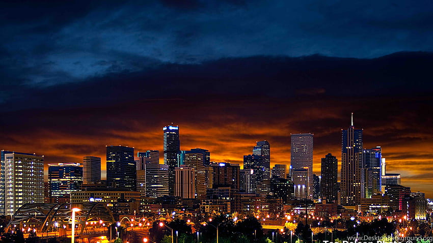 Denver Background, Downtown Denver HD wallpaper