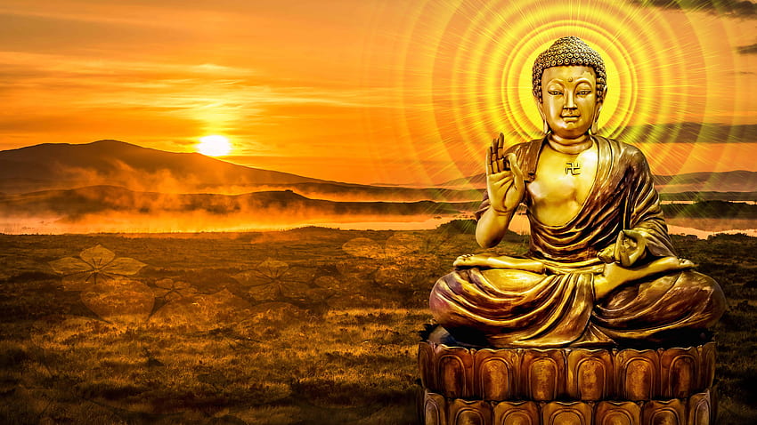 Gautam Buddha, Buddha-Gesicht HD-Hintergrundbild