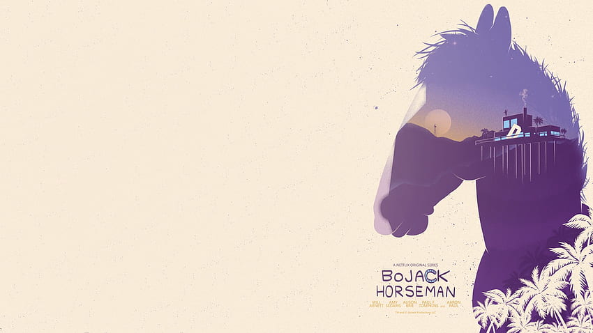 Bojack Horseman Computer, Bojack Horseman Minimal HD wallpaper