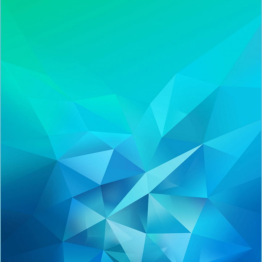 Poligon Blur Biru Hijau 14D - [] - Biru Dan Hijau, Poligon Biru wallpaper ponsel HD