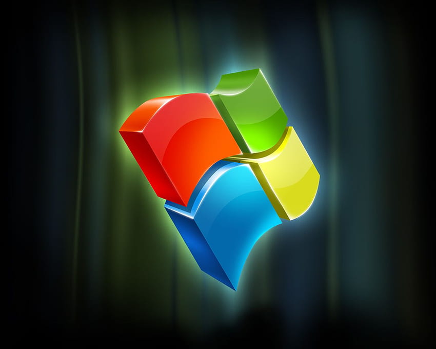 Microsoft Windows 3D、3D Windows ロゴ 高画質の壁紙
