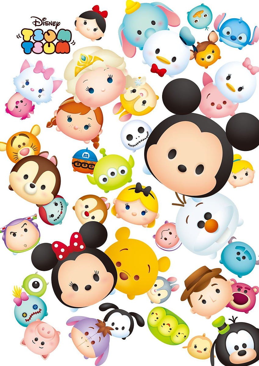 Disney Tsum Tsum, Tsum Tsum Cute HD phone wallpaper