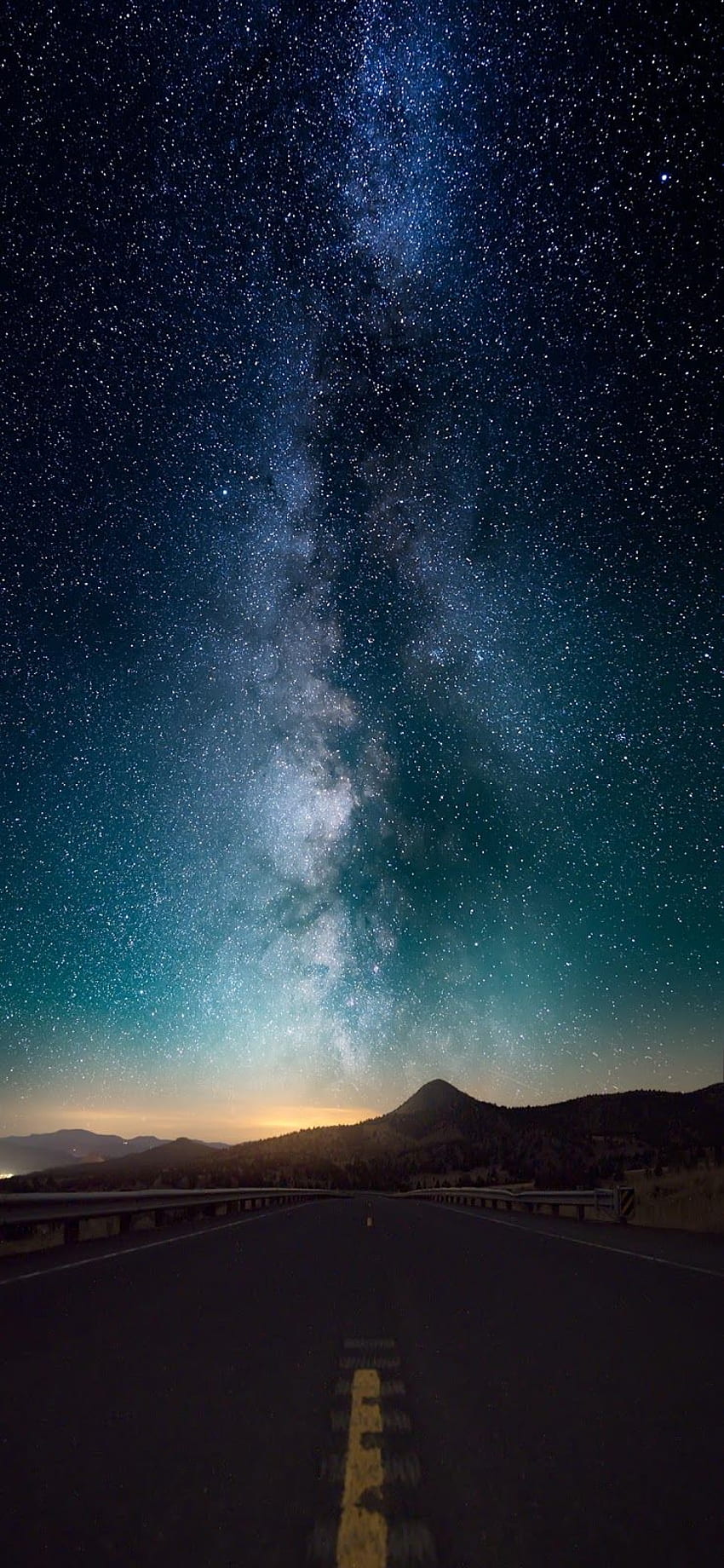 Starry night (iPhone X) HD phone wallpaper