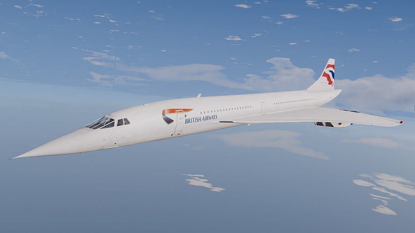 Concorde British Airways. Sfondo HD