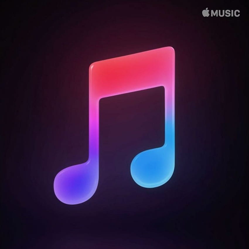 APPLE MUSIC BLACK Apple Music 큐레이팅된 재생 목록 아트워크 / ITunes HD 전화 배경 화면