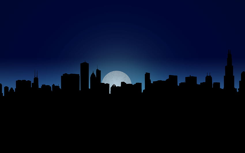 Dark City - Cartoon Dark City Hintergrund - & Hintergrund, Cartoon City Night HD-Hintergrundbild