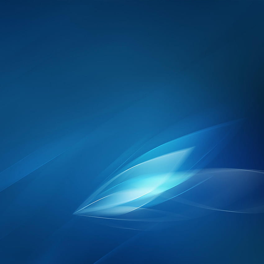 3D Abstract - Aero Blue Leaf - IPad IPhone HD phone wallpaper
