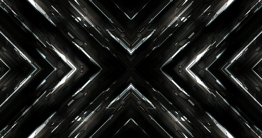 Fractal, dark, abstract HD wallpaper