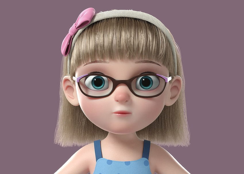 Chica de dibujos animados NoRig de 3DCartoon. Puede comprar este modelo 3D por 139 $ en 3D Models Charact. Gadis Animasi, Ilustrasi Karakter, Kartun, 3D Cute Cartoon fondo de pantalla