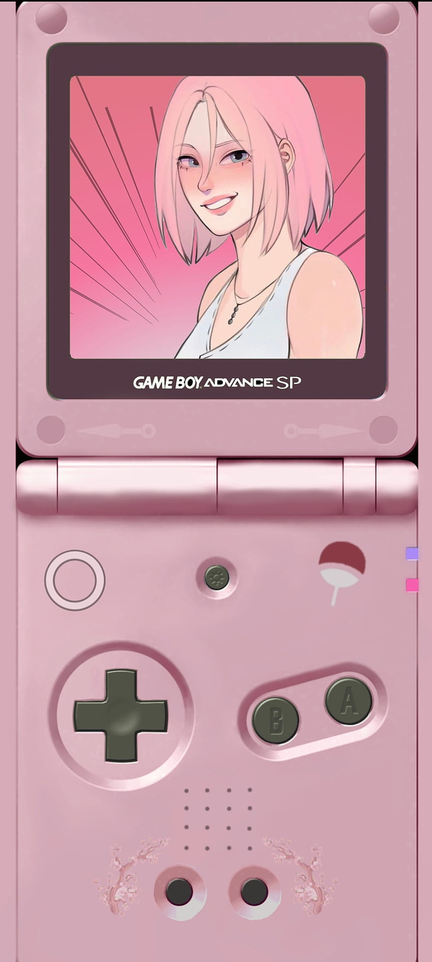 Gameboy sakura, naruto, sasuke, pink, uchiha, flipz3, haruno wallpaper ponsel HD