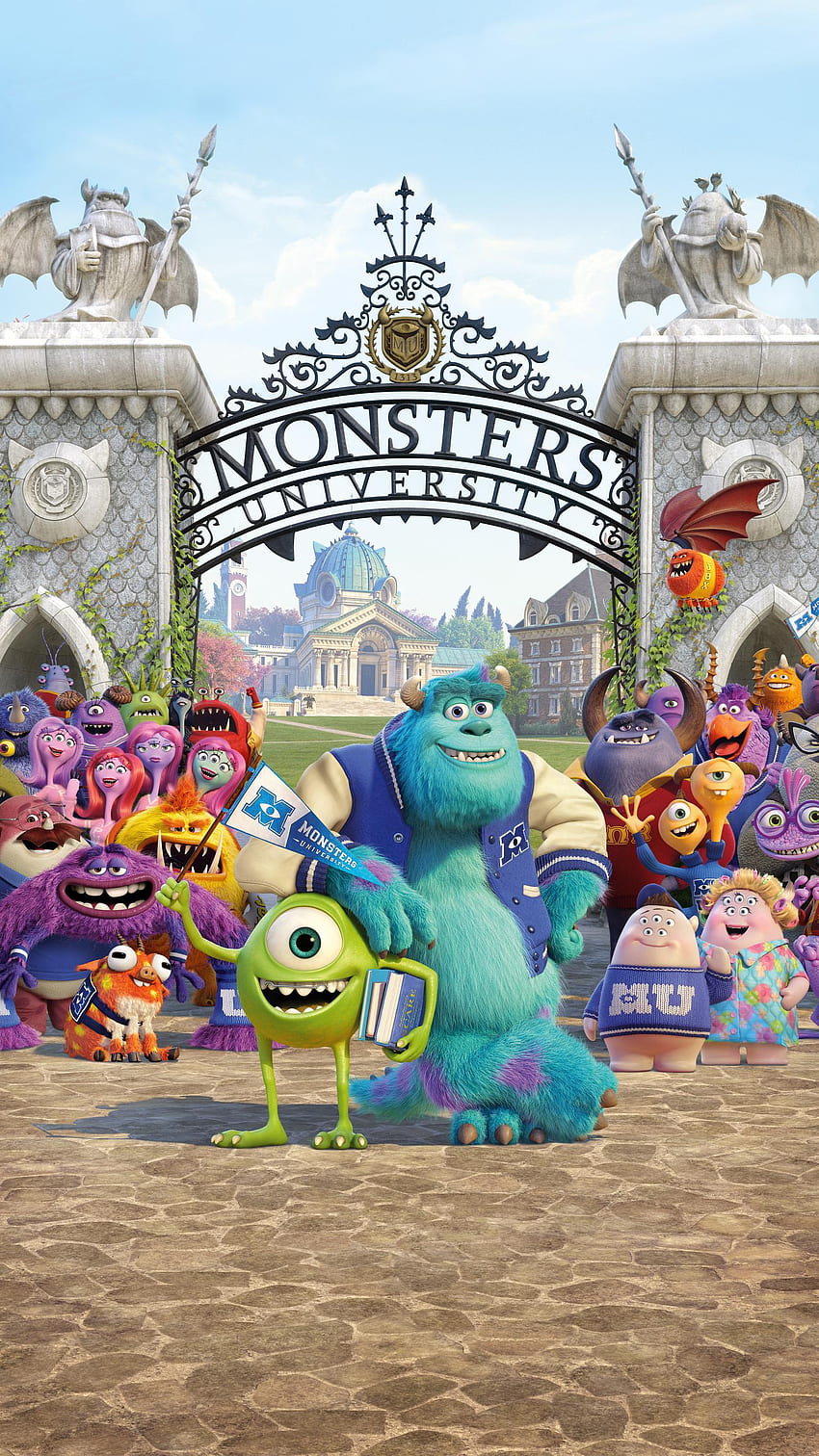 Monsters University (2022) movie HD phone wallpaper