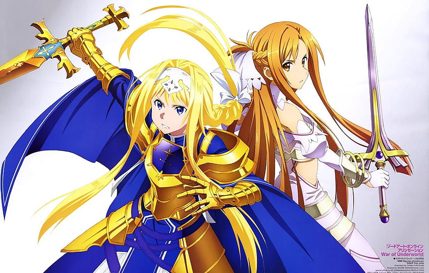 Girls, Asuna Yuuki, Alice Mount, Sword Art Online: Alicization