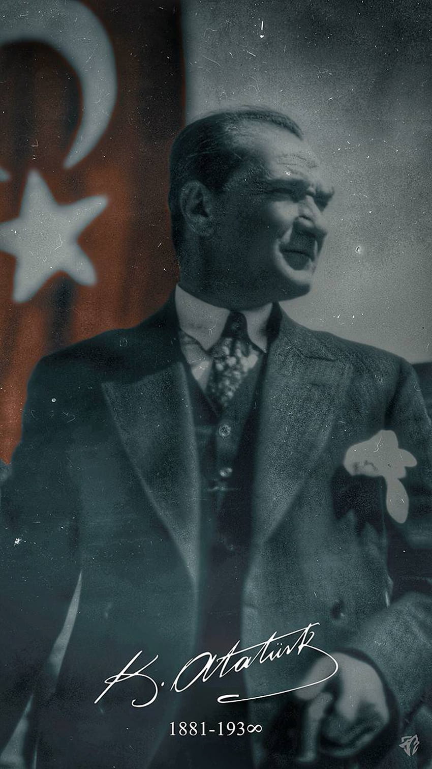sadece ataturk, Atatürk fondo de pantalla del teléfono