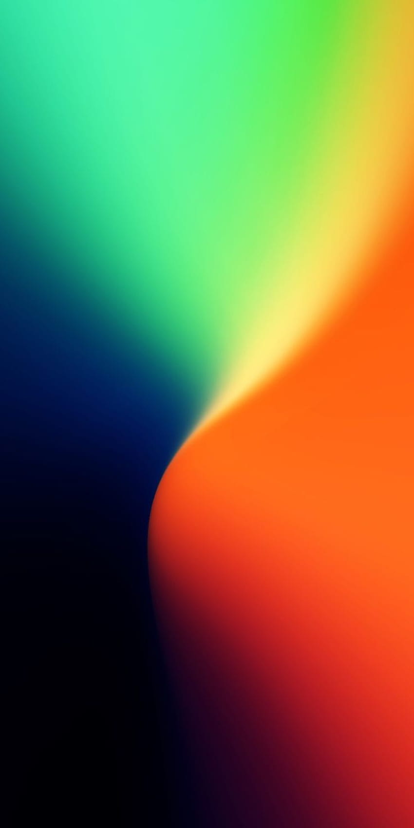 Gradient blue, orange, green and yellow. Color iphone, Samsung android, Samsung galaxy , Orange Blue Green HD phone wallpaper