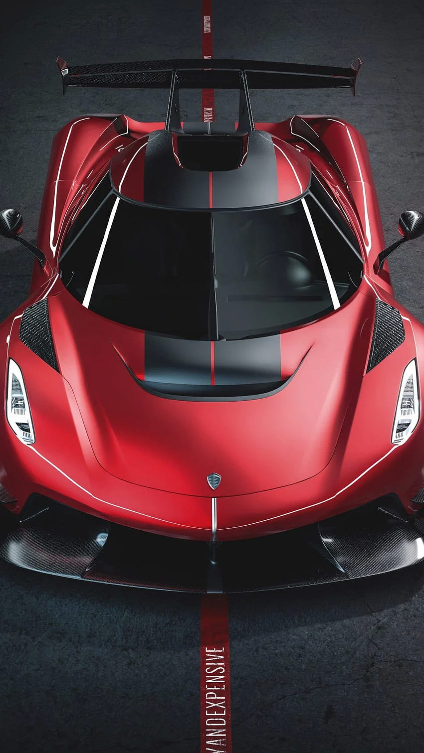 Coche deportivo Koenigsegg Jesko. Koenigsegg, coche deportivo fondo de pantalla del teléfono