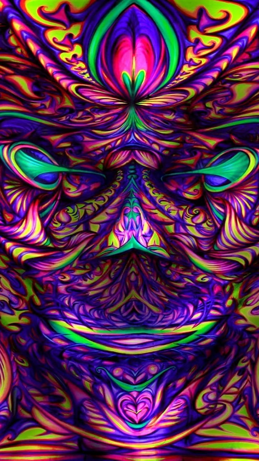 Obra de arte Colores Psychedelic Trippy 2853430 720 × 1280, Trippy colorido detallado fondo de pantalla del teléfono