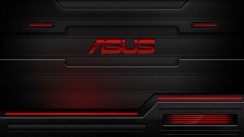 Asus черно и червено, Asus Red Gaming HD тапет
