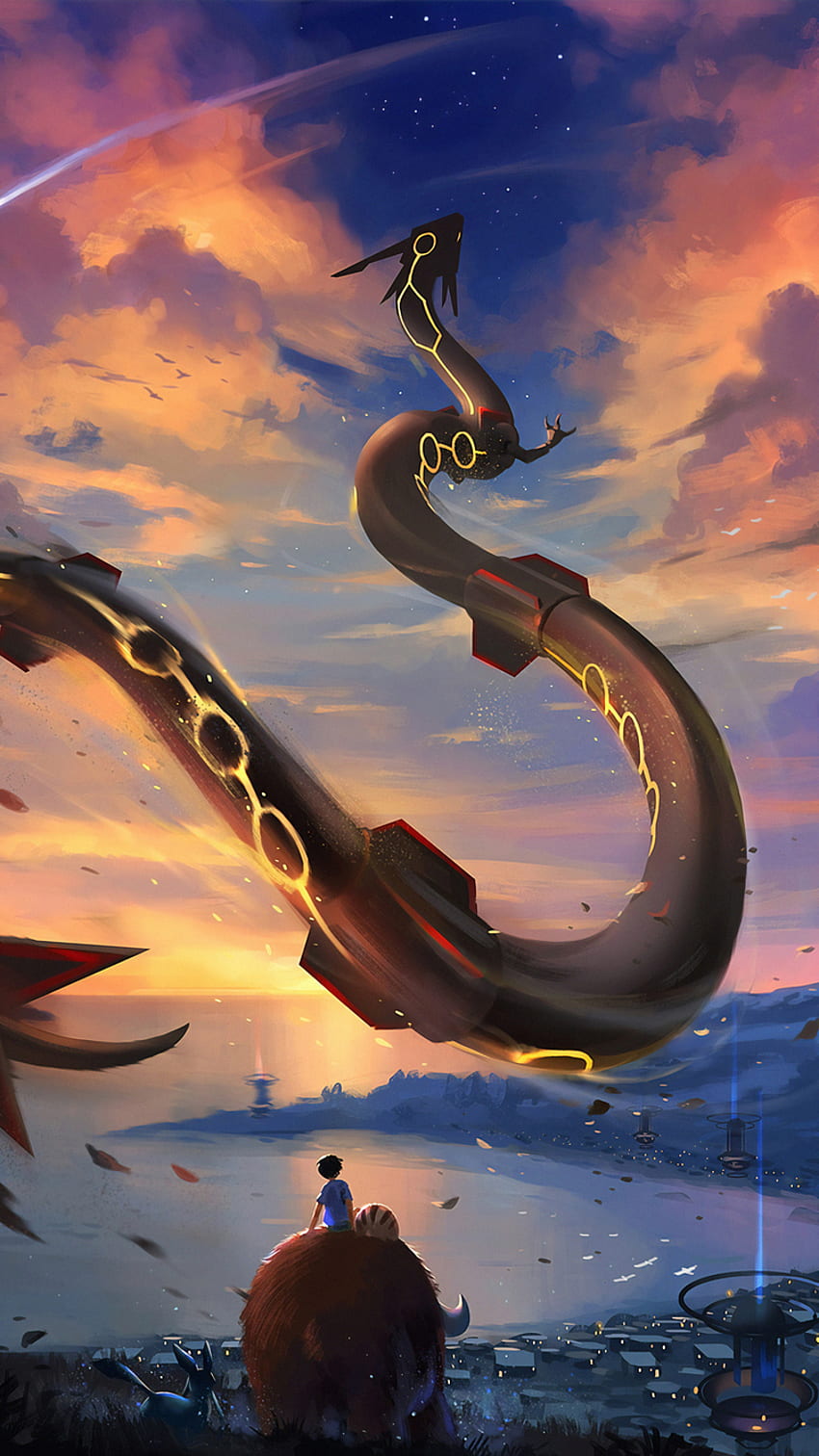 Shiny Rayquaza Wallpapers HD - Wallpaper Cave