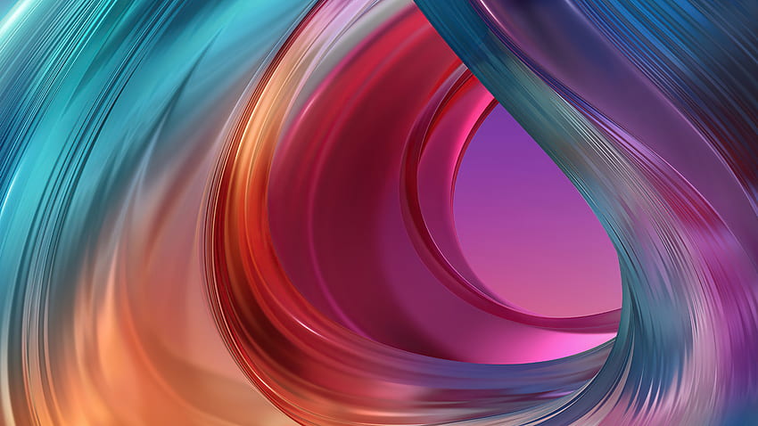 Pink Blue Swirl Design Art Pattern Abstract HD wallpaper