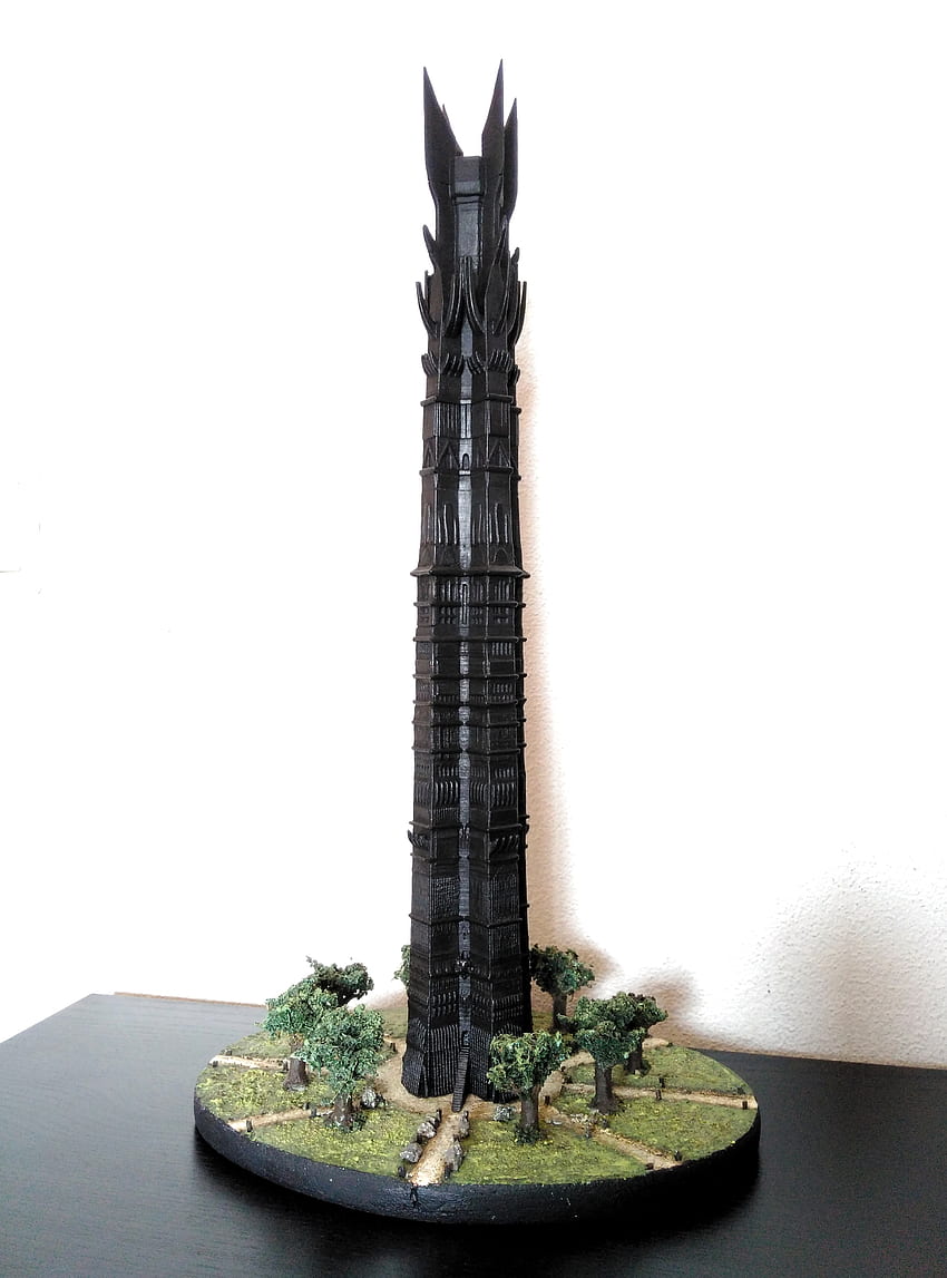 3D Print of Lord of the rings - Tower Of Orthanc by workshape