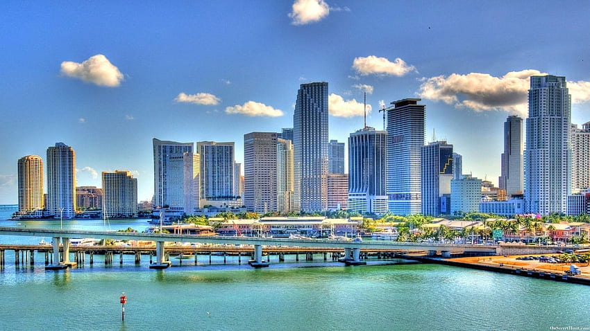 Orizzonte di Miami Sfondo HD